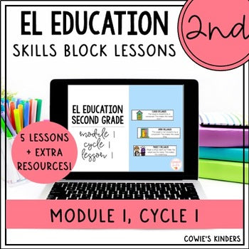 EL Education Skills Block 2nd Grade PowerPoint Google Slides | Module 1 Cycle 1