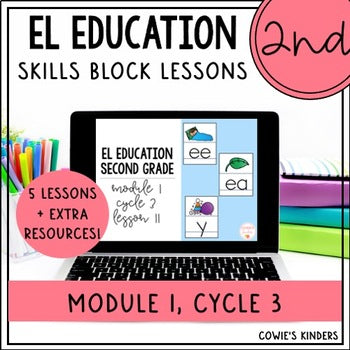 EL Education Skills Block 2nd Grade PowerPoint Google Slides | Module 1 Cycle 3