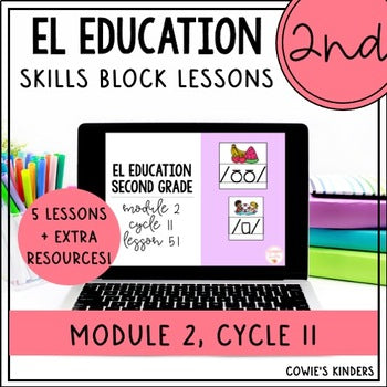 EL Education Skills Block 2nd Grade PowerPoint Google Slides | Module 2 Cycle 11