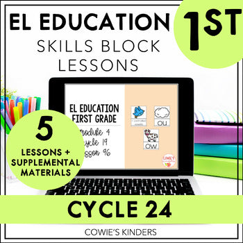 EL Education Skills Block 1st Grade PowerPoint Google Slides | Module 4 Cycle 24