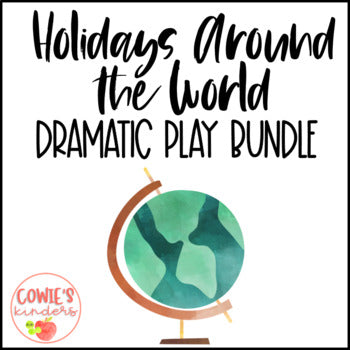 Holidays Around the World | Dramatic Play Set Bundle | Literacy Center