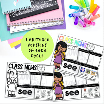 EL Education Kindergarten Skills Block | EDITABLE Newsletter FOR THE WHOLE YEAR