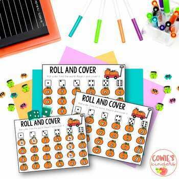 EL Education Kindergarten Roll and Cover Game | October