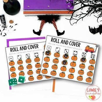 EL Education Kindergarten Roll and Cover Game | October