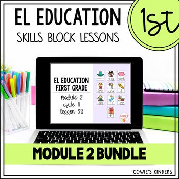 EL Education Skills Block 1st Grade PowerPoint Google Slides | Module 2 Bundle