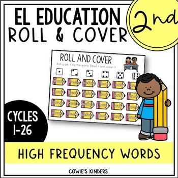 EL Education Second Grade Roll and Cover Game | July & August