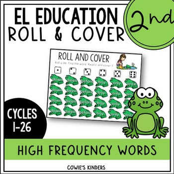 EL Education Second Grade Roll and Cover Game | April